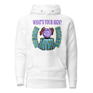 “What's Your Sign?” Hoodie (Black/White)