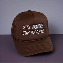 Load image into Gallery viewer, Stay Humble, Stay Working Hats