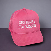 Load image into Gallery viewer, Stay Humble, Stay Working Hats